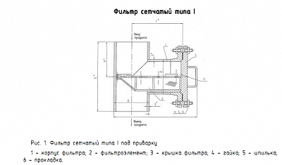 Фильтр сетчатый по ТММ-11-2003